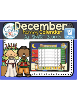 Morning Calendar For SMART Board – December (Holidays Around the World)
