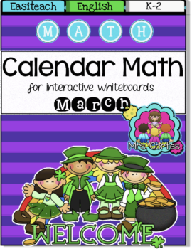 EASITEACH Calendar Math- March (English)