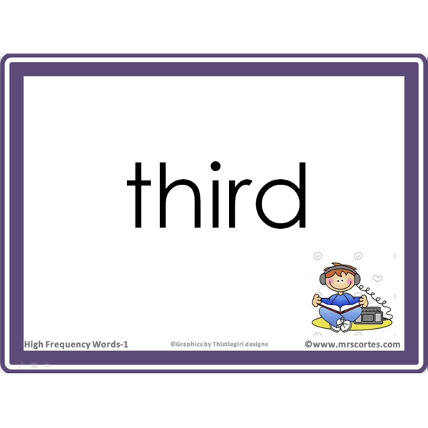 Interactive High Frequency Words 1st Grade/English- Random Order