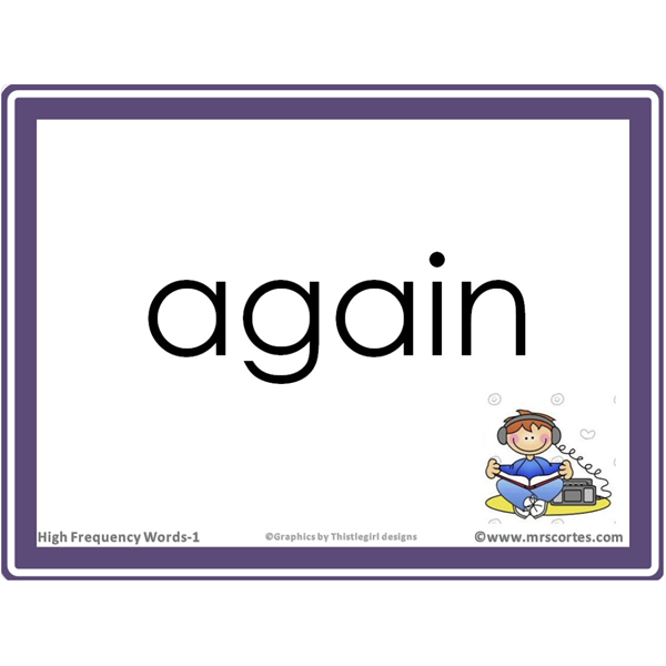 Interactive High Frequency Words 1st Grade/English- Alphabet Order
