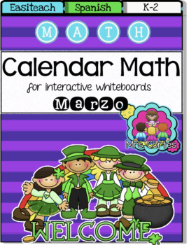 EASITEACH Calendar Math- Marzo (Spanish)