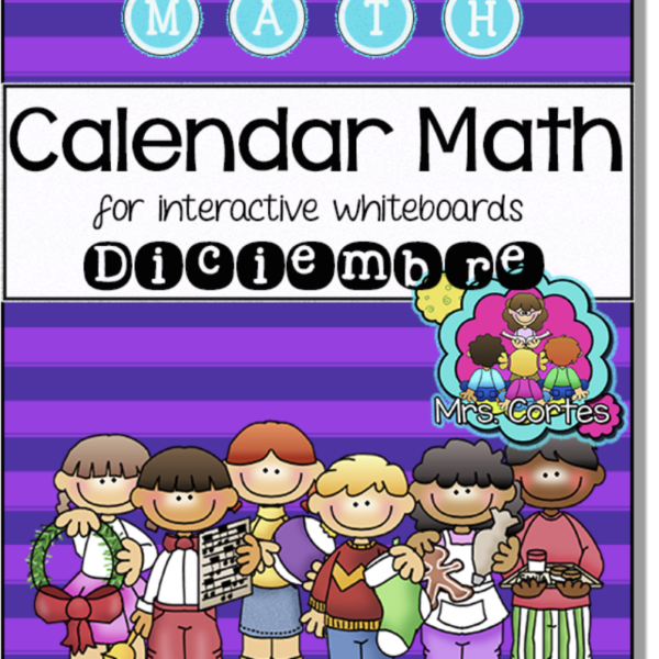 EASITEACH Calendar Math- Diciembre (Spanish)