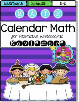 EASITEACH Calendar Math- Noviembre (Spanish)