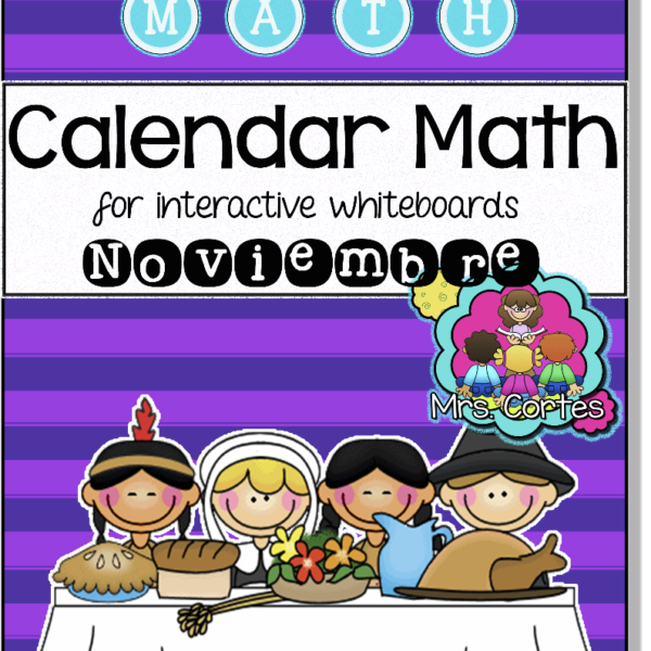 EASITEACH Calendar Math- Noviembre (Spanish)