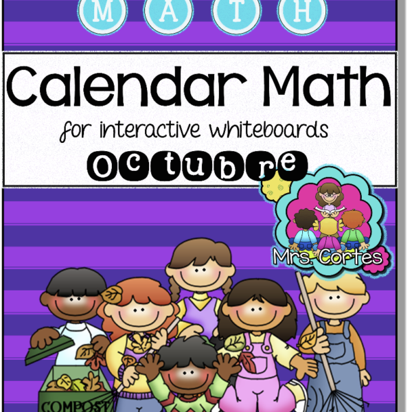 EASITEACH Calendar Math- Octubre FALL VERSION (Spanish)