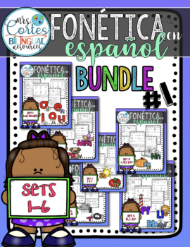 Fonética en español Bundle # 1: Sets 1-6