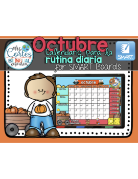 Morning Calendar For SMART Board – Octubre (Otoño)