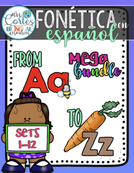 Fonética en español Mega Bundle #1: Letters A-Z