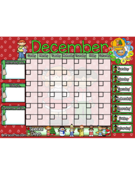 EASITEACH Calendar Math- December (English)