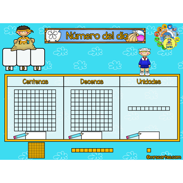 EASITEACH Calendar Math- Junio (Spanish)