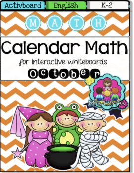 ACTIVBOARD Calendar Math- October HALLOWEEN VERSION (English)