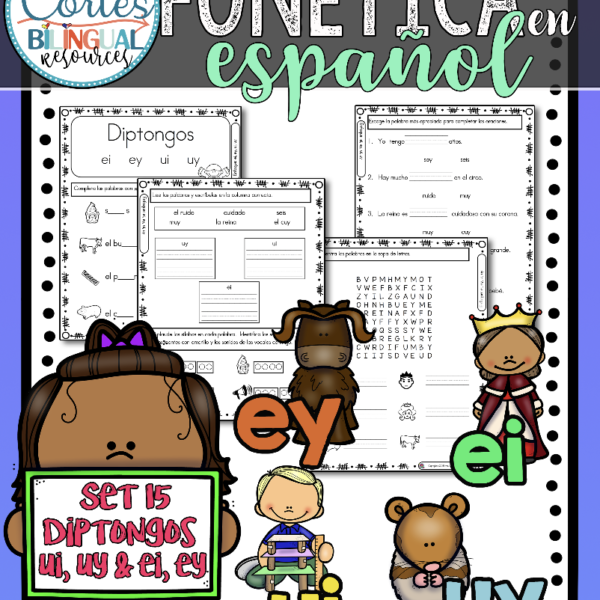 Fonética en español Set #15: Diptongos ei,ey,ui,uy