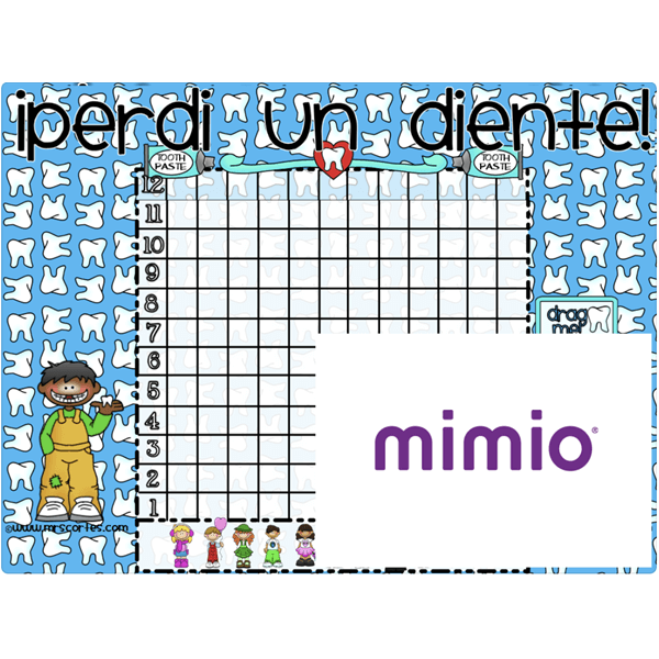 I lost a tooth! Chart Spanish MIMIO