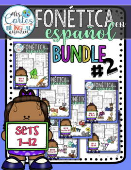Fonética en español Super Bundle # 2: Sets 7-12