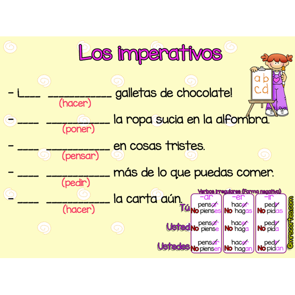 Los imperativos en español