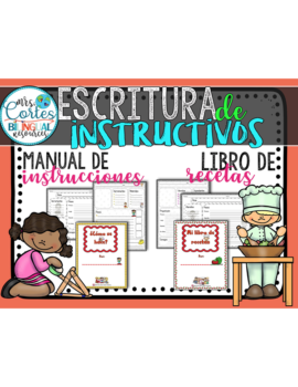 Escritura de instructivos – Recipe and How to Books Spanish