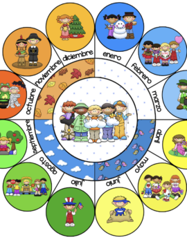 EASITEACH Calendar Math- 13 Month Set Spanish
