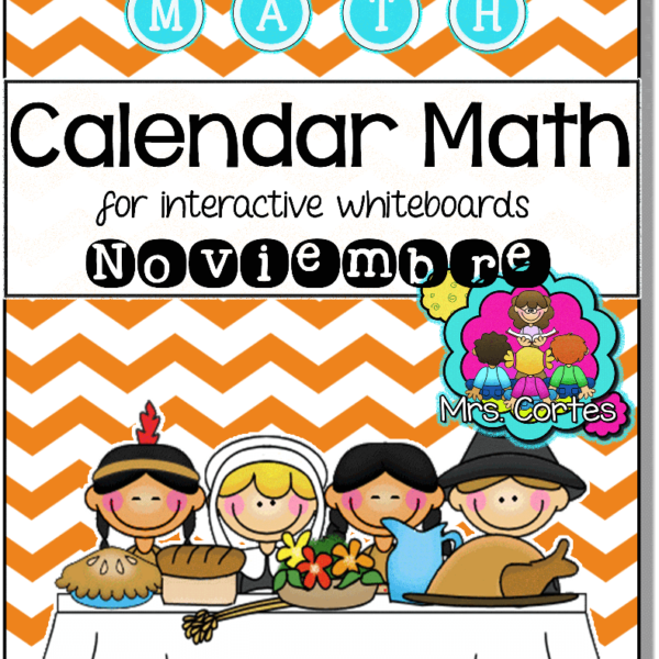 ACTIVBOARD Calendar Math- Noviembre (Spanish)