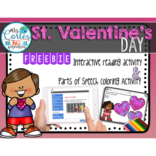 History of St. Valentine’s Day – Reading Comprehension Activity –