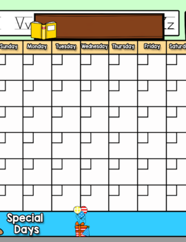 Free Version Interactive Math Calendar For Smartboard.  (English Version)