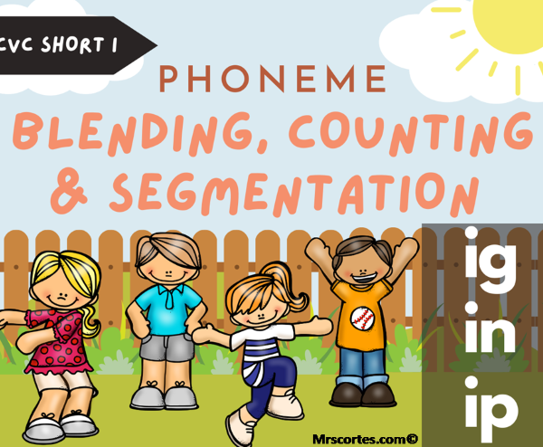 Discover Phonics Mastery with “The Sound-to-Spell Connection: CVC Phoneme Tapping and Mapping -Letter I – ig, in & ip”