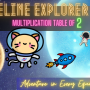 Feline Explorer: Multiplication Table of 2