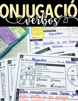 Conjugación de verbos: Actividades de concordancia entre pronombre y verbo